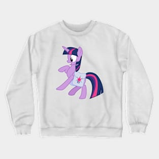 Twilight Sparkle faces the portal 2 Crewneck Sweatshirt